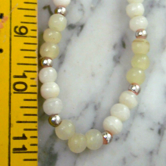 Vintage Silver Rock Quartz & White River Stone - Picture 3 of 7